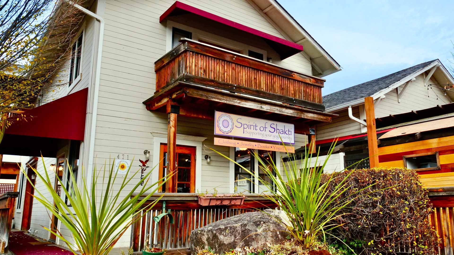 Spirit of Shakti yoga store in Ashland Oregon